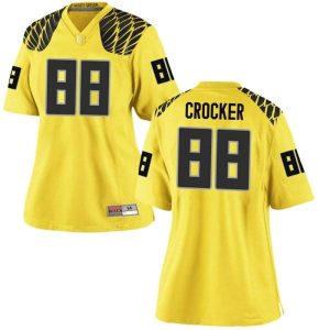 Womens-Isaah-Crocker-Oregon-Ducks-Replica-Gold-Football-College-Jersey