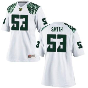 Womens-Jaylen-Smith-Oregon-Ducks-Replica-White-Football-College-Jersey