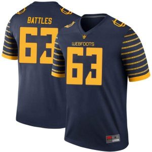 Youth-Karsten-Battles-Oregon-Ducks-Legend-Navy-Football-College-Jersey